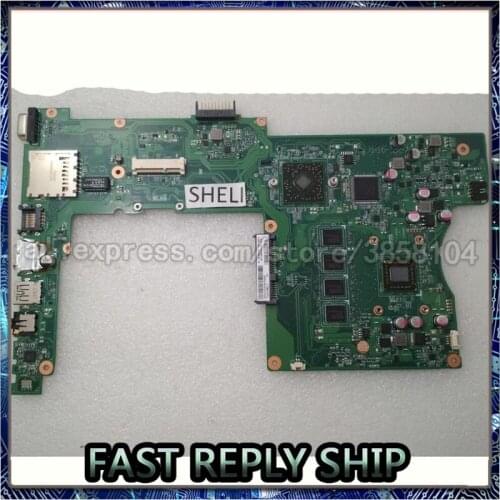X501U X401U laptop motherboard for ASUS X401U-M3 EM1200 216-0755113 REV2.0 4G memory notebook pc mainboard 100% test ok