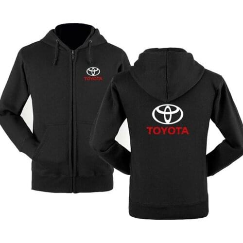 2021 Autumn winter for Toyota logo zipper sweatshirts Printed Men fleecel Hooded jacket Hoodies Zipper Hoody H