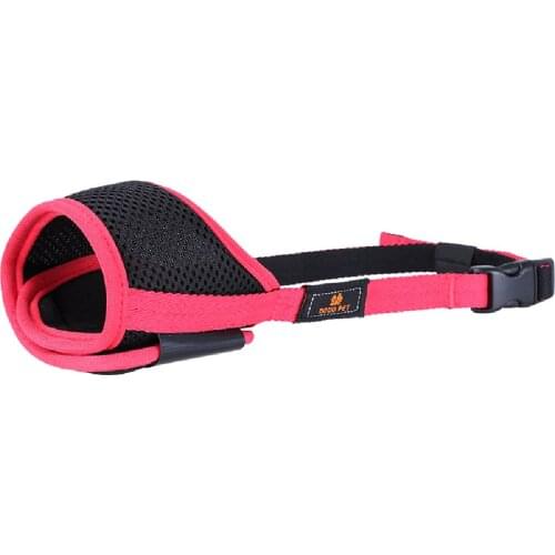 Dog Pet Muzzle Dog Muzzle Mouth Cover Muzzle Guard for Dogs Prevent Biting Barking Nylon Belt Dog Muzzle Pet Accessories