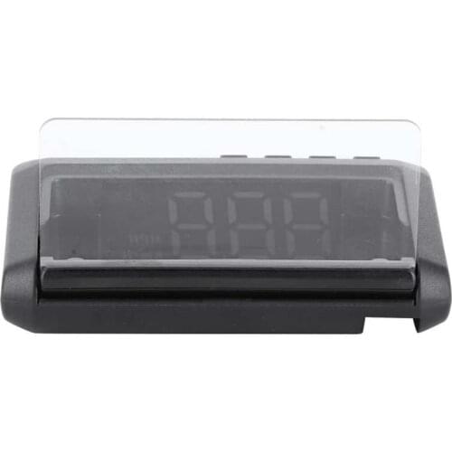 Instrument panel gauge speed 3in Multifunctional Head Up Display HUD Monitor Speed Water Temperature Voltage Display OBD