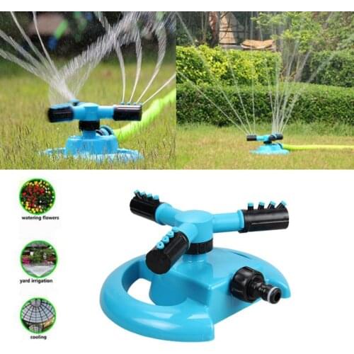360° Garden Sprinklers Automatic Watering Grass Lawn Rotating Water Sprinkler Nozzles Garden Irrigation Tools