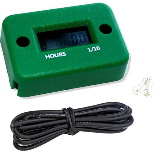 Motorcycle Hour Meter With Battery Timer With Inductive Moto Digital Moto Jet Ski Timer Accumulator Digital Working Gauge