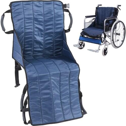 Patient Lift Sling Transfer Seat Pad Mobility Emergency Wheelchair Transport Belt Patients Transfer Lift Sling