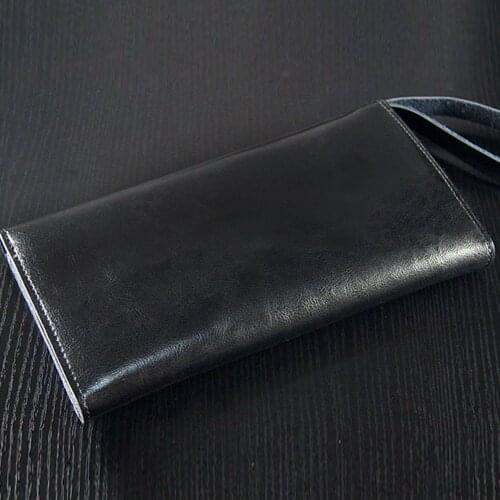 Hairdressing stylist professional leather scissors bag hair styling scissors bag salon leather folding scissors bag handbag