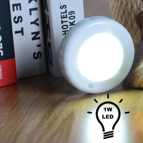 Super Bright 1/3/6pcs Infrared Motion Sensor Night Light Wireless Detector Closet Light Bedroom Stair Cabinet Wardrobe Wall Lamp