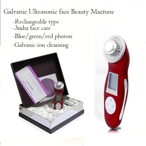 Home Use Beauty Spa High Frequency 3MHZ Ultra Sound Skin Care Skin Firming Tightening Lifting Led Photon Beauty Device