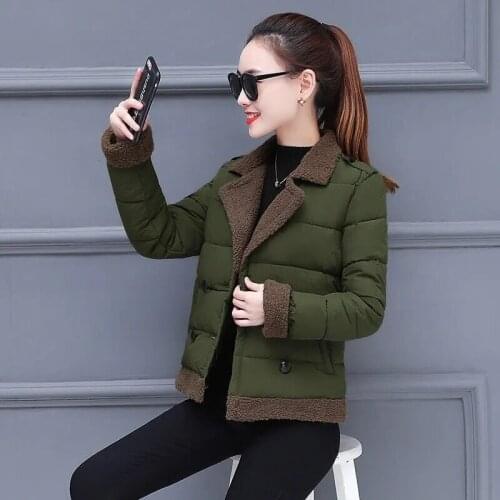 Female Padded Jacket 2021 Women New Short Down Down Padded Jacket Womens Winter Coat Tide Winter All-match Small Padded Jacket