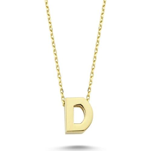 14k (585) Gold Letter, Word Design Pendant, Necklace