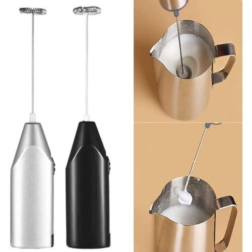 1PCS Practical Mini Handle Stirrer Milk Drink Coffee Whisk Mixer Electric Egg Beater Frother Foamer Kitchen Tool