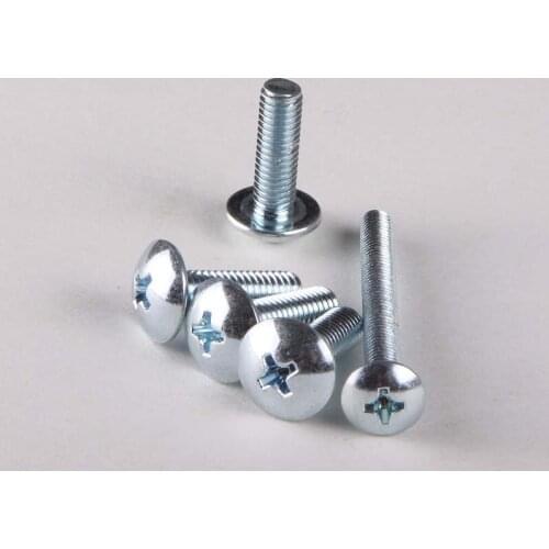 15PCS Large Flat Head Phillips Machine Screw / Phillips Flat Head Screw Groove / Umbrella Head Screws M4 * 35