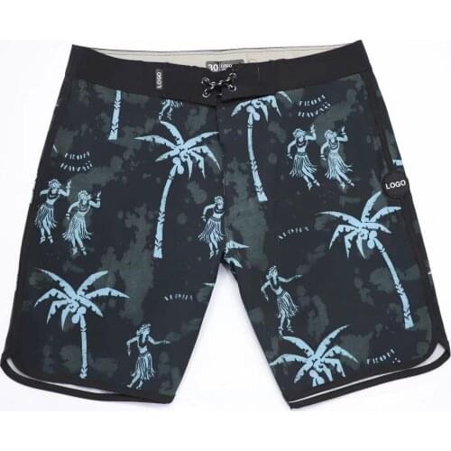 2021 Fashion Print Elastic Mens Shorts Bermuda Surfing Beach Shorts Quick Dry Breathable Phantom Board Shorts Trunks Swimwear