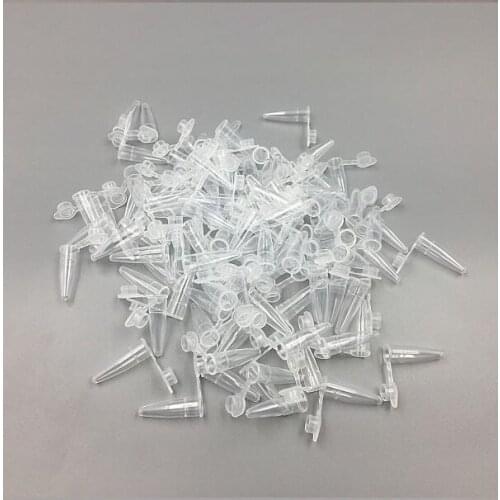 5ML Plastic Tube Clear Micro Centrifuge Test Tube Vials With Snap Cap