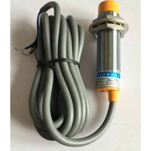 5pcs M18 capacitive proximity switch sensor LJC18A3-B-Z/AY DC6-36V 3wires PNP NC 1-10mm distance