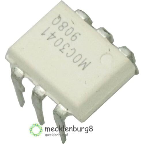 5PCS OPTOCOUPLE​R FAIRCHILD/​MOTOROLA/Q​TC DIP-6 MOC3041 MOC3041M MOC3041VM