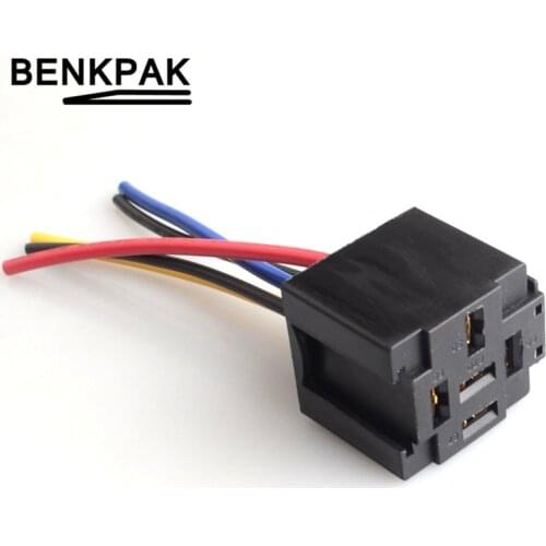 5P auto relay 6.3mm socket Connector For 12V 24V auto relay