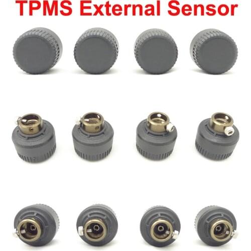 Wireless TPMS External Sensor High Pressure High Temperature Fast leakage Alarm with replaceable Battery