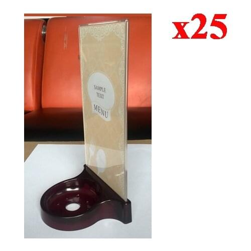 Wireless Calling Buzzer System With 25pcs K-SP-purple Menu Holder