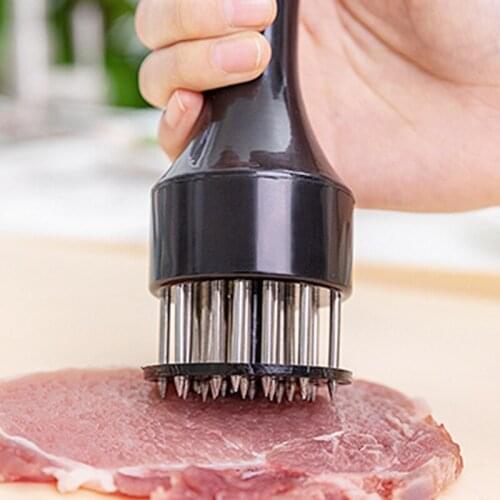 Household Broken Tendons Soft Needle Loose Meat Needle Hammer Stainless Steel Steak Hole Piercing Pigskin Insert