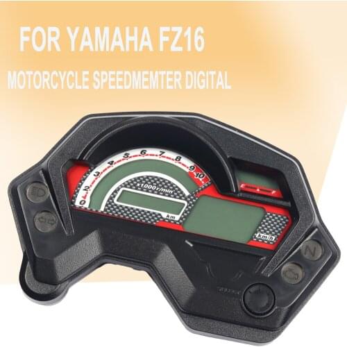 Motorcycle Meter Speedometer Digital Tachometer Dash Board Dashboard Rpm Gauge Tach LCD Display Universal for Yamaha FZ16 FZ 16