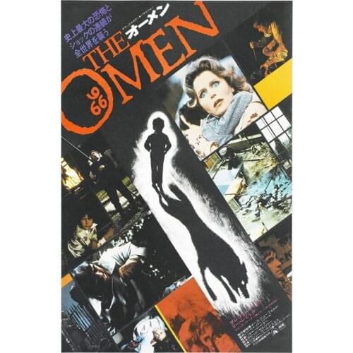 D0733 The Omen (1976) Movie Horror Silk Fabric Poster Art Decor Indoor Painting Gift