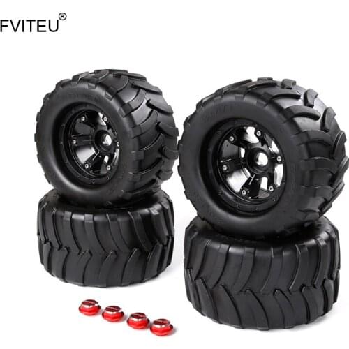 FVITEU Big X herringbone wheel tires kit(220*120) For 1/5 Electric Traxxas X-Maxx RC Car