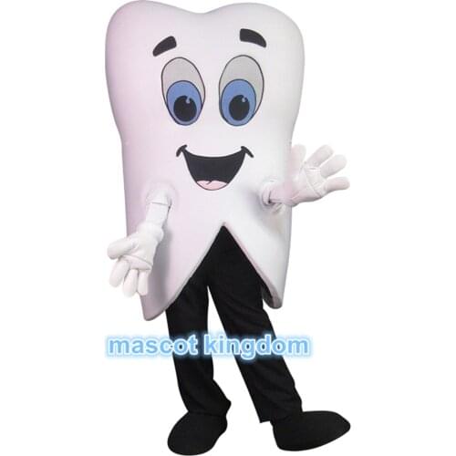 Good quality Tooth Mascot Costume Teeth Fancy Party Cosplay Dress Cartoon Character Performance Outfit Adult Size