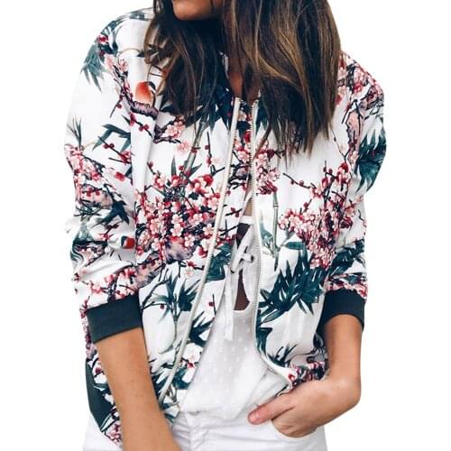 MAIGSWHOO Women's Bomber Jackets