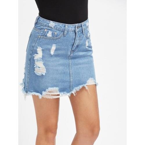 Hot Style Cowboy Short Skirt Sexy Package Buttocks Cowboy Short Sk Casua Promote Students Cowboy Short Skirtsirt