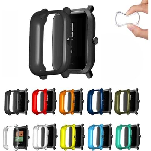 Soft TPU Protection Silicone Full Case Cover For Huami Amazfit Bip Youth Watch SmartWatch Watachband Sporting Goods Accessories