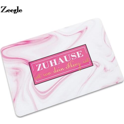 Letters Printed Outdoor Floor Mat Living Room Carpet Rugs Entrance Doormat Waterproof Bathroom Kitchen Carpet Anti Slip Foot Mat