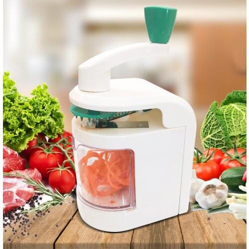 2021 New Vegetable Slicer Manual Kitchen Accessories Grater Vegetable Chopper 5 in 1 Cutter Potato Spiralizer Home Gadget Tool