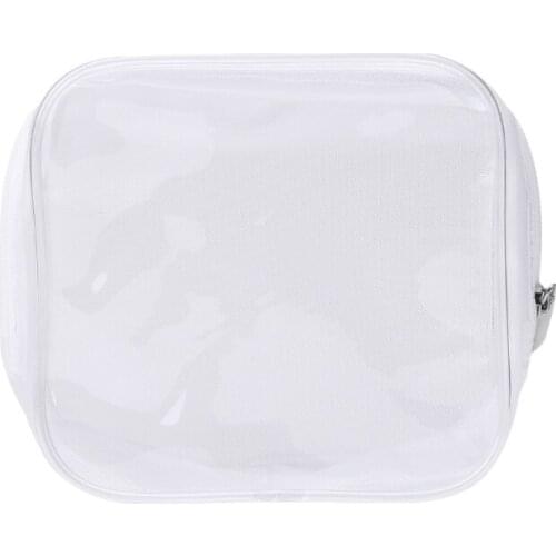 1PC PVC Clear Makeup Cosmetic Bag Portable Toiletry Pouch Transparent Waterproof NEW