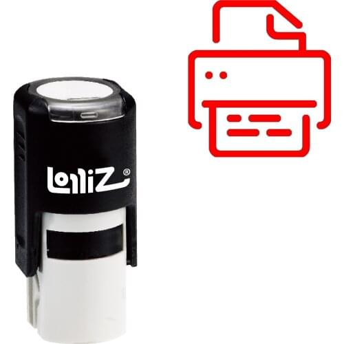 LolliZ Printer Self-Inking Rubber Stamp - Modern Symbol Series