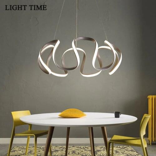 Modern Pendant Light for Kitchen Bar suspension Aluminum Lustre Pendant Lamp for Dining room Office living room pendant light