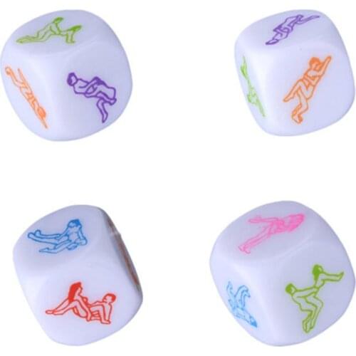 1 Pc Adult Game Bedroom 6 Sex Love Postures Flirt Erotic Role Play Funny Toy Dice Making your love life more funny sex toys