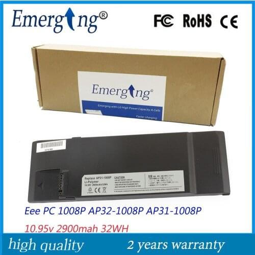 10.95v 31Wh New Laptop Battery for ASUS Eee PC AP32-1008P AP31-1008P 1008P