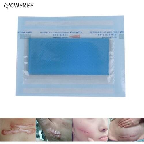 3.5*7cm Removal Cesarean Section Hypertrophic Keloid Skin Scars Therapy Treatment Scar Away Patch Silicone Gel Sheet Wound Marks