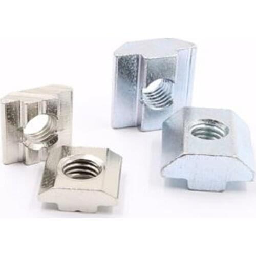 5-50PCS M3 M4 M5 M6 M8 M10 T Sliding Nut for Fastener Aluminum Profile 2020 3030 4040 4545