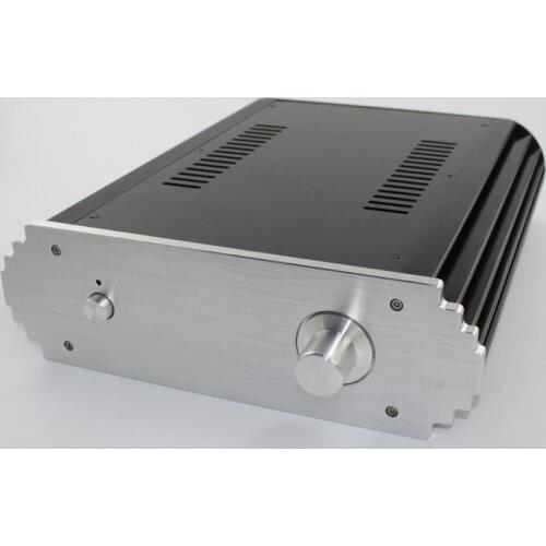 Size L312 W265 H82 All Aluminum Class A Chassis Preamp Case Power Amplifier Box WA9