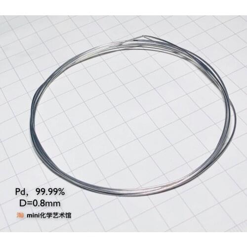 Diameter 0.8mm 1cm palladium metal palladium pure palladium Pd 99.99