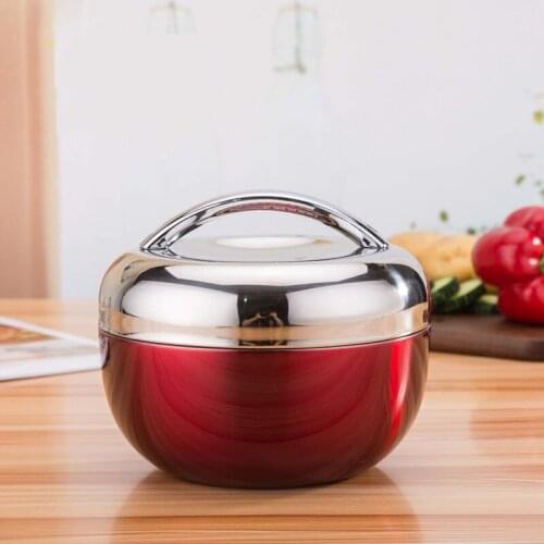 Double Layer Vacuum Stainless Steel Lunch Box Keep Warm Thermal Kid School Bento Box Tableware Portable Insulated Food Container