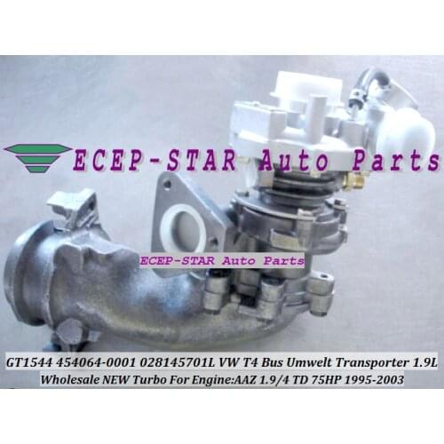 GT1544S 454064-5001S 454064-0001 454064 028145701L Turbo For Volkswagen VW Commercial T4 BUS Transporter 1995-03 AAZ Umwelt 1.9L