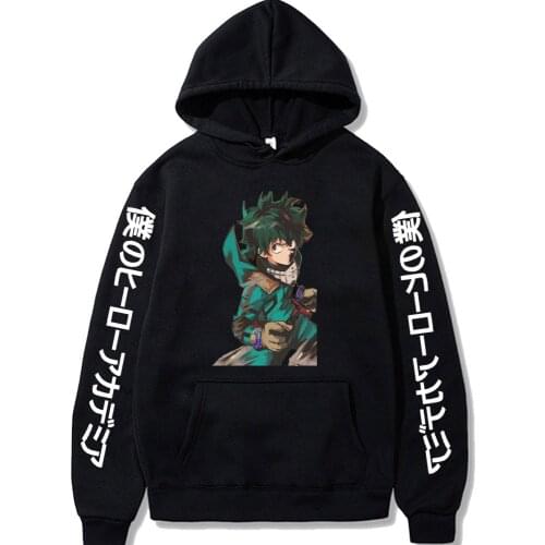 My Hero Academia Hoodies Fashionable Winter Sweatshirt with Hood Unisex Clothes