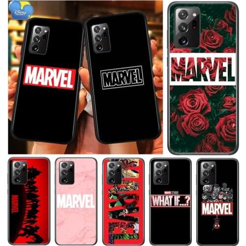 Marvel Logo For Samsung Galaxy A01 A11 A12 A22 A21S A31 A41 A42 A51 A71 A32 A52 A72 A02S Soft Phone Case