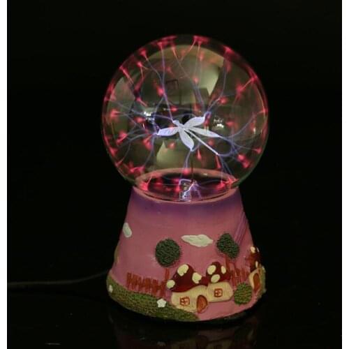 Novel lamp Cartoon Mushroom Ion Static electricity Induction magic ball light Craft gift Latest style Decorative lamp Ornament