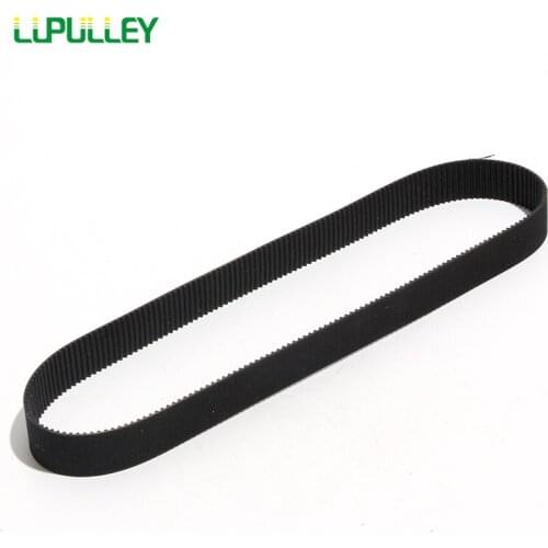 LUPULLEY S2M Rubber Timing Belt 4/6/10/15mm Width Pitch Length S2M 604/630/688/726/754/800/810/848/896/984/996mm For 3D Printer