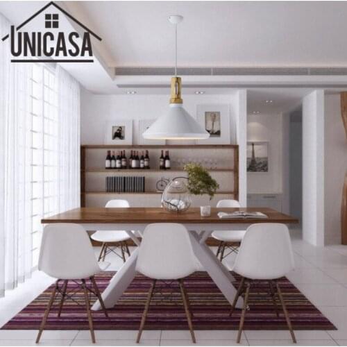 Modern light fixture Wood pendant lights Vintage White Ceiling lamp for home lighting lamps Bar kitchen LED metal aluminum new