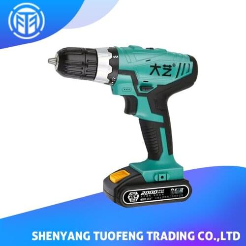 T.DI 1028 Lithium Drill 16V 20V Rechargeable Electric Screwdriver Screwdriver Multifunctional Household Electric Drill