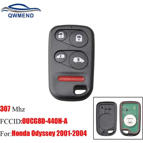 BHKEY OUCG8D-440H-A Smart Car Key For Honda Odyssey 2001 2002 2003 2004 Original remote control key 5 4+1 Buttons G8D-440H-A