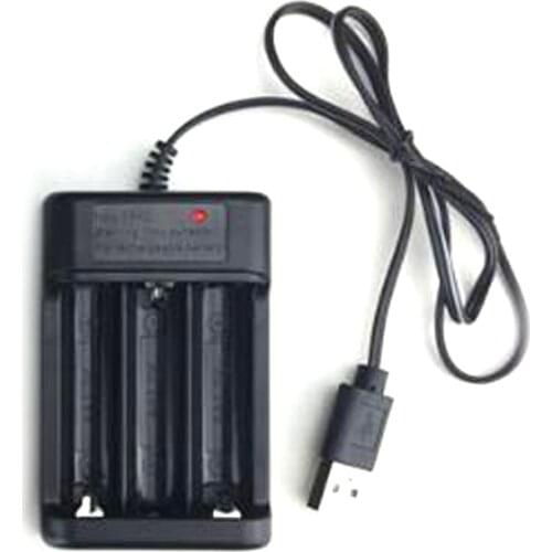 USB 3 Slots Output DC 5V Input 3.6V 250mAh Charger for Rechargable NI-MH NI-CD Lithium-ion AA Battery
